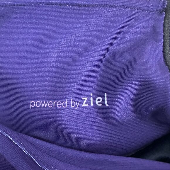 Everlast Womens Colorblock Leggings Small Polyester/Spandex Purple/Blue/Yellow - Picture 7 of 7